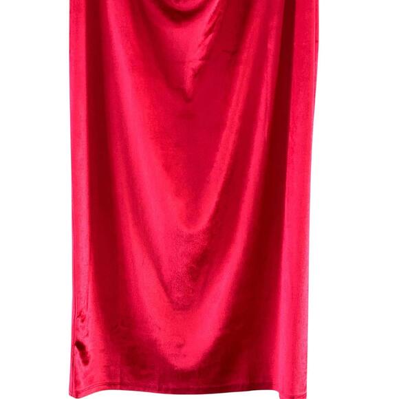 Reformation Velvet-Touch Slip Dress Modern Chic Elegant Evening Party L - Picture 5 of 11